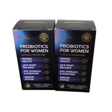 Nutra Harmony Probiotics for Women 30 Caps Delayed Release Lot of 2 NEW