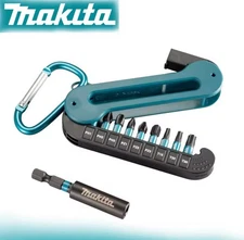 Makita E-15849 25mm Impact Black Screwdriver Bit Set 10pcs Drill Driver Keychain
