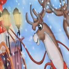 New Christmas Curtains Durable Wear-Resistant Bathroom Curtain For Home Hotel