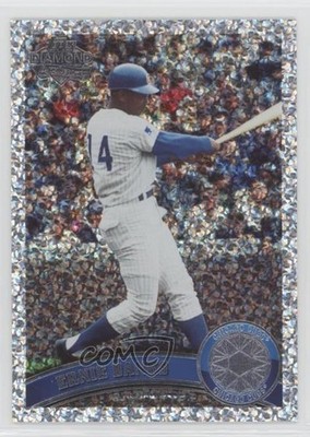 2011 Topps Legend Variation Platinum Diamond Anniversary SP Ernie Banks HOF a8a