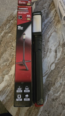 #ad #ad Husky Tripod Work Light With 4 Modes 800 Lumen Home Depot Makeup Light FREE SHIP $32.00