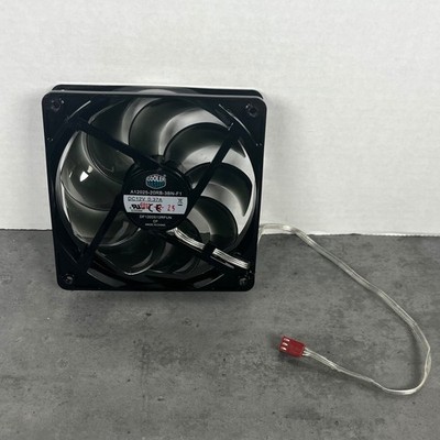 Cooler Master 120mm Case Fan DC12V 0.37A 3-Pin A12025-20RB-3BN-F1 Black New