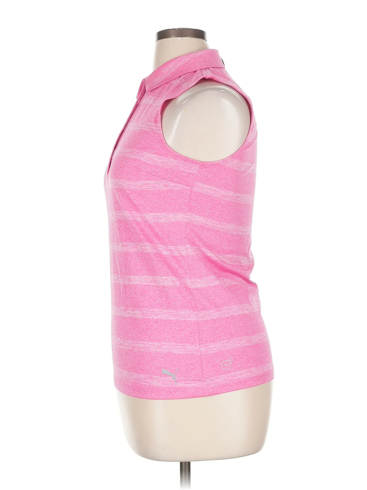 Puma Women Pink Sleeveless Polo XL thumbnail 4