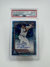 2024 Bowman Draft S/E Travis Bazzana Chrome Auto /199 PSA 10 GEM MINT CPATB 