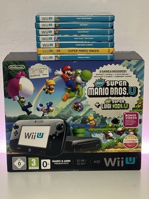 Nintendo Wii U 32 GB mit 8 Spielen und OVP - Top zustand
