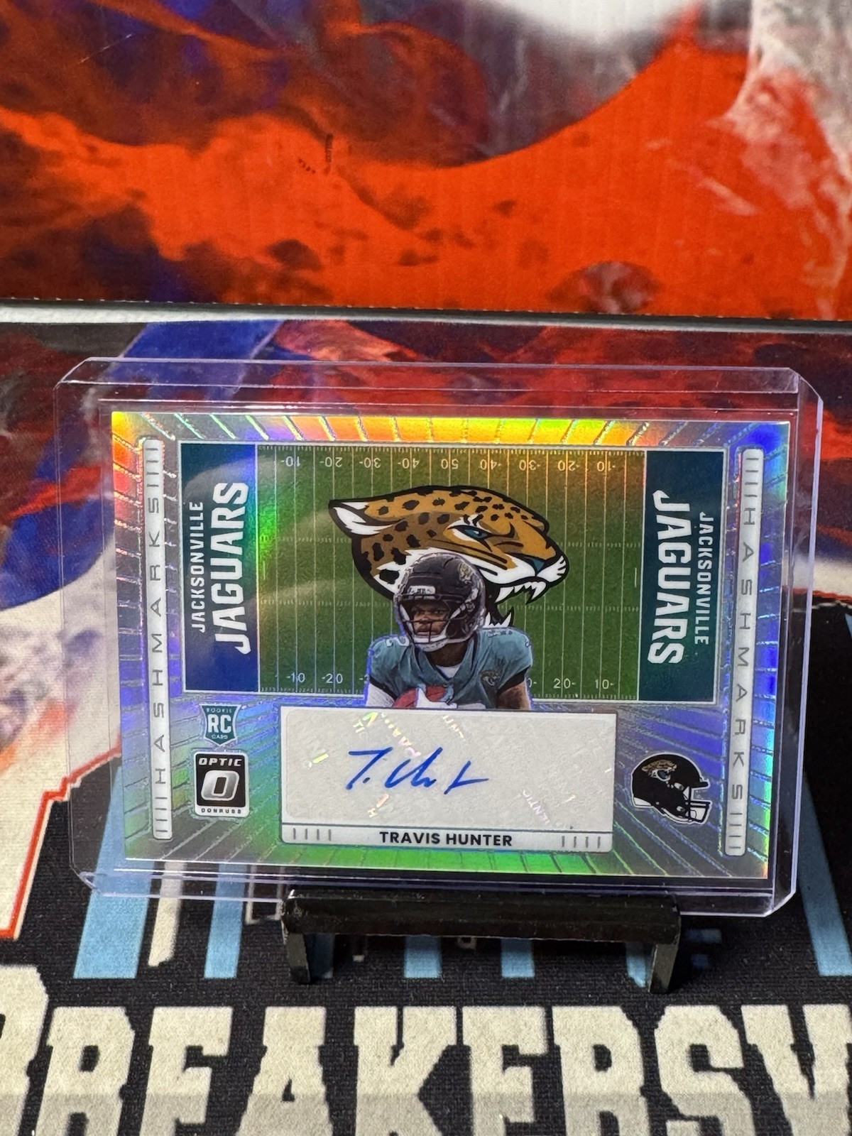2025 Panini Donruss Optic Football  Travis Hunter HASHMARKS Rookie Auto HM-TH