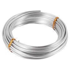 3mm Aluminium Wire 10M Craft Silver Wire for Jewellery Making Clay5118