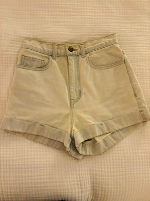 Vintage 2012 American Apparel High Rise Mom Denim Shorts | 100% Cotton | Size 25