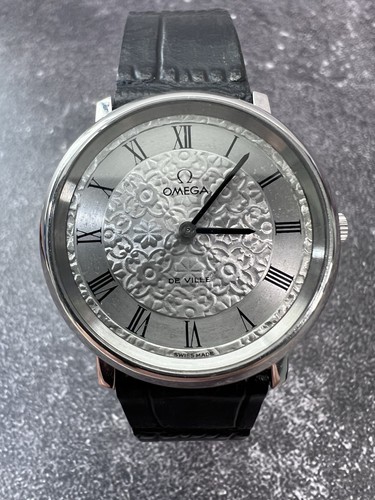Vintage 1970’s Omega Deville Manual Wind Floral Dial Rare 33mm Roman Numerals - Bild 16 von 17