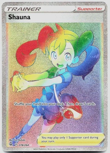 Shauna 278/264 Fusion Strike Rainbow Rare NM