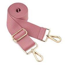 ZOOEASS Wide Shoulder Strap Solid ,Adjustable W:1.5in,L:64.35in Deep Pink