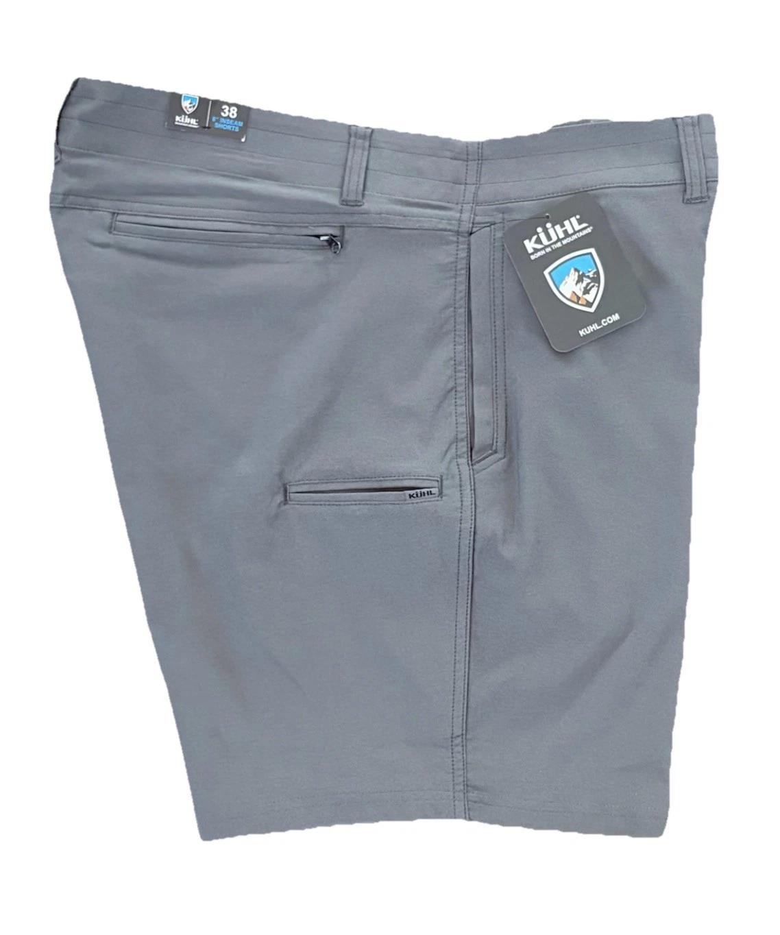 New KÜHL Men's 38x8 “Upshift Short" Style 5229 Carbon Hiking Outdoor Performance