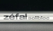 NOS Vintage Zefal Solibloc Bicycle Frame Pump/Road Bike/L'Eroica/MATTE Silver