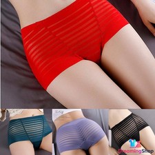 Women Briefs High Waist Panties Mesh Straps Hip lift Plus size Underpants 90131