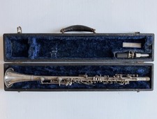 Vintage Airflow Clarinet With Case Metal Body Serial Number 10331 Made In Italy