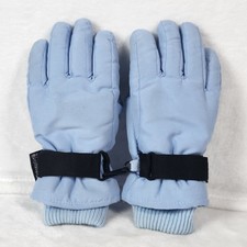 THINSULATE "The Glove" Girls 7-14 Blue Ski Gloves EUC