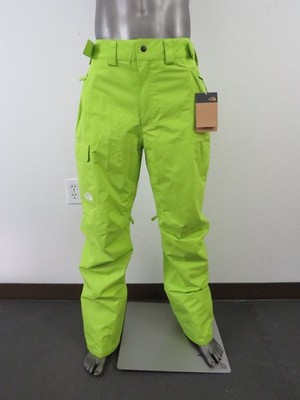 Mens The North Face Freedom Ski Snowboard Shell Waterproof Snow Pants - Grass
