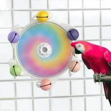 Parrot Rotate Toy Bird Toys for Parakeets Portable Bird Cage Accessories
