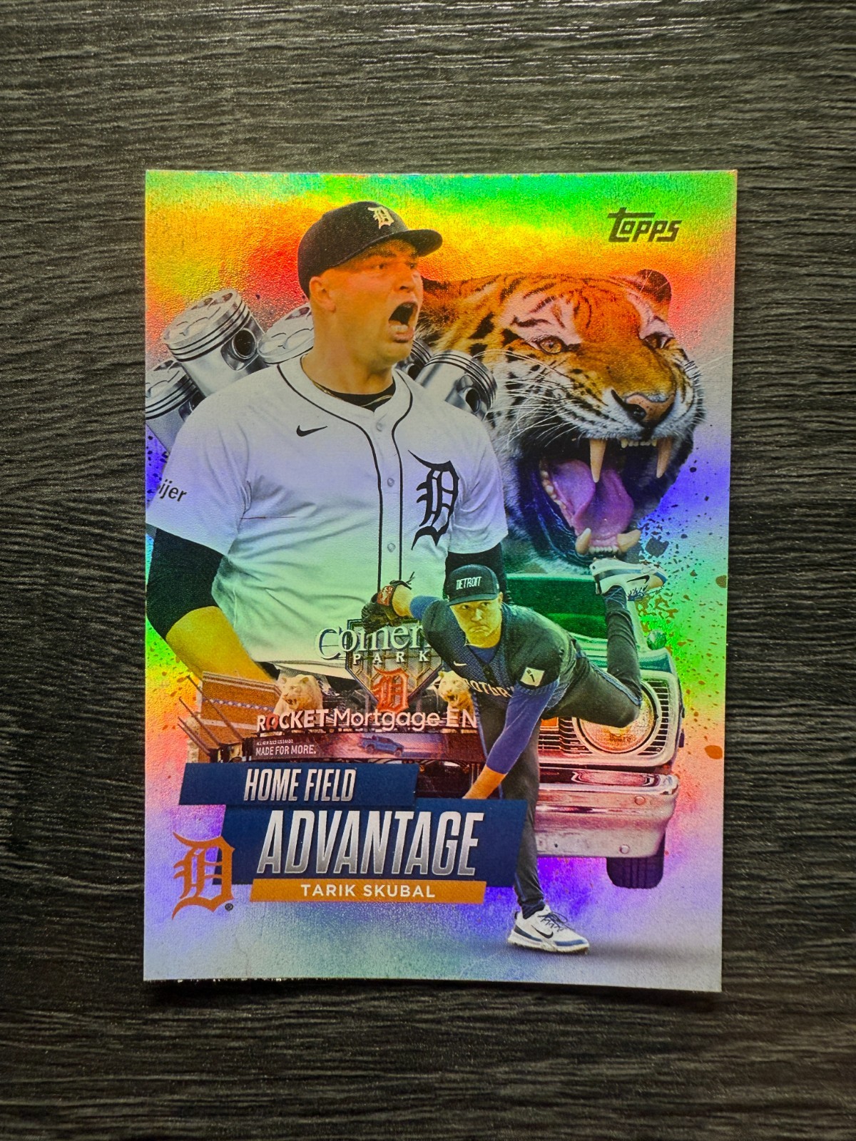 Tarik Skubal 2025 Topps Update Home Field Advantage SSP Tigers