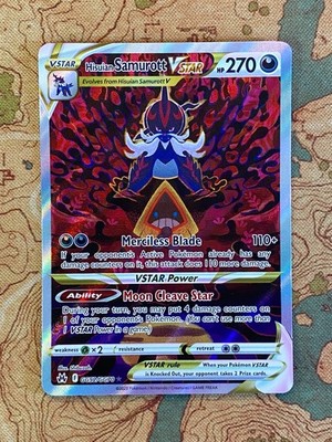 hisuian samurott pokemon card value V (GG51/GG70) PokeGuard Darkness / 220 / Basic Attack 1 Pokmon TCG Hisuian Samurott V