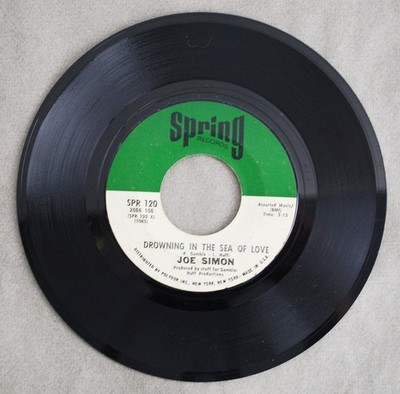 Joe Simon - Drowning in the Sea of Love - Let Me Be The One / 45 SPR120