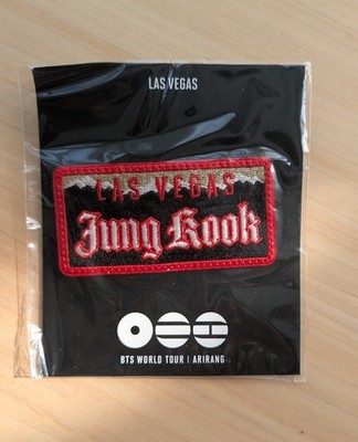 [Weverse] Official BTS Arirang Jung Kook Las Vegas Embriodery Pin  (UK seller)