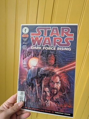 Collectors Edition Signed Star Wars Comic 1/6 Dark Force Rising With COA
