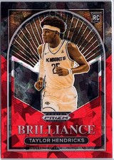 2023 Panini Prizm Draft Picks #7 Gradey Dick Brilliance Red Ice RC