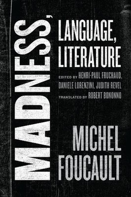 Madness, Language, Literature by Michel Foucault (English) Hardcover Book