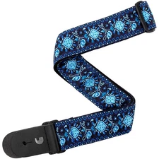D'Addario Planet Waves 2" Woven Guitar Strap, Monterey 2 Blue
