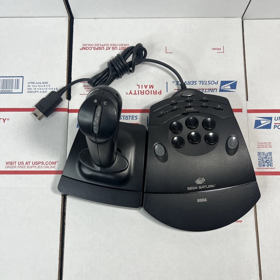 Nr COMO NUEVO - Controlador Joystick Sega Saturn Mission Stick MK-80104 - ENVÍO EL MISMO DÍA Foto 3 de 4