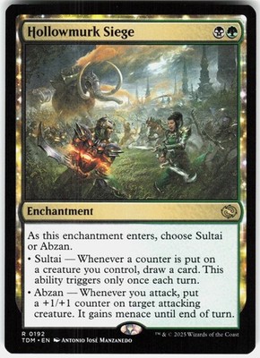 Hollowmurk Siege - Tarkir: Dragonstorm - #192 - Near Mint