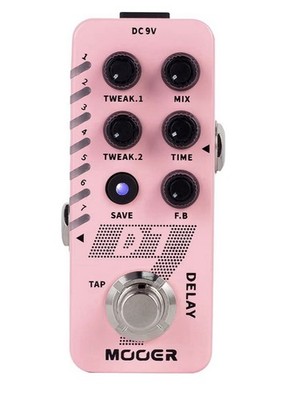 MOOER New Micro Series Effects Pedal (D7)(PINK)