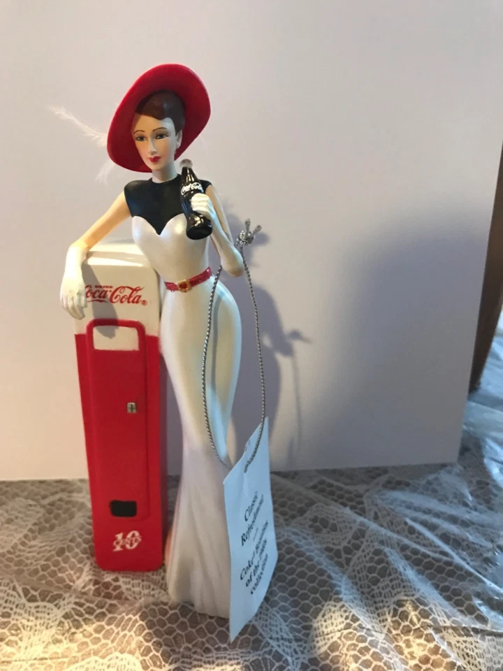 "Classic Refreshment" & "Elegant Celebration" Coke Beauties of 1940s Figurines - Image 2 of 4