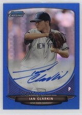 2013 Bowman Draft Chrome Prospect Blue Refractor /99 Ian Clarkin Auto qh5