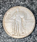 1924 D Standing Liberty Quarter 90% Silver Actual Coin In Pic