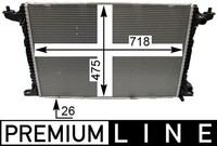 Mahle CR 2179 000P KüHler, MotorküHlung FüR Audi,Audi (Faw),Ford,Vw