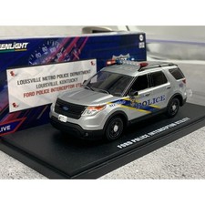 Greenlight 1:43 Ford Police Interceptor Utility Sliver Collectible Car
