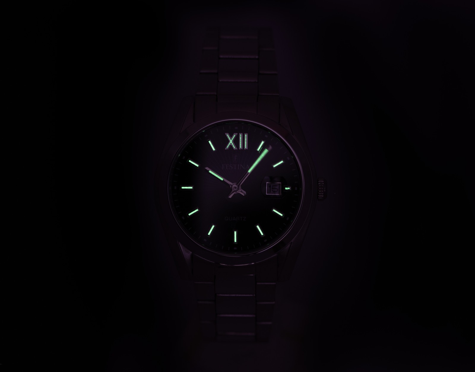 Festina Classic Stainless Steel Black Dial Quartz F20707-6 Men's Watch