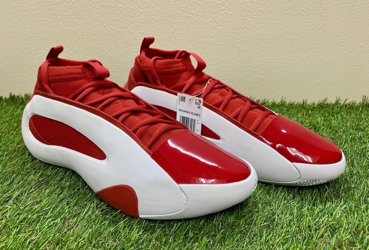 Adidas Harden Vol. 8 Feather Red White Basketball Shoes