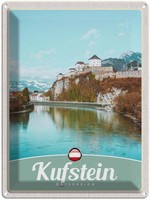 Blechschild 40X30 Cm Kufstein Wald Wanderung Natur Bildmotiv Reisemotiv Abenteue