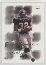 2000 SP Authentic Supremacy Jamal Anderson #S3 0m7x