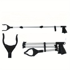 108cm Long Handled Grabber Reacher Pick Up Stick Litter Picker Disability Aid