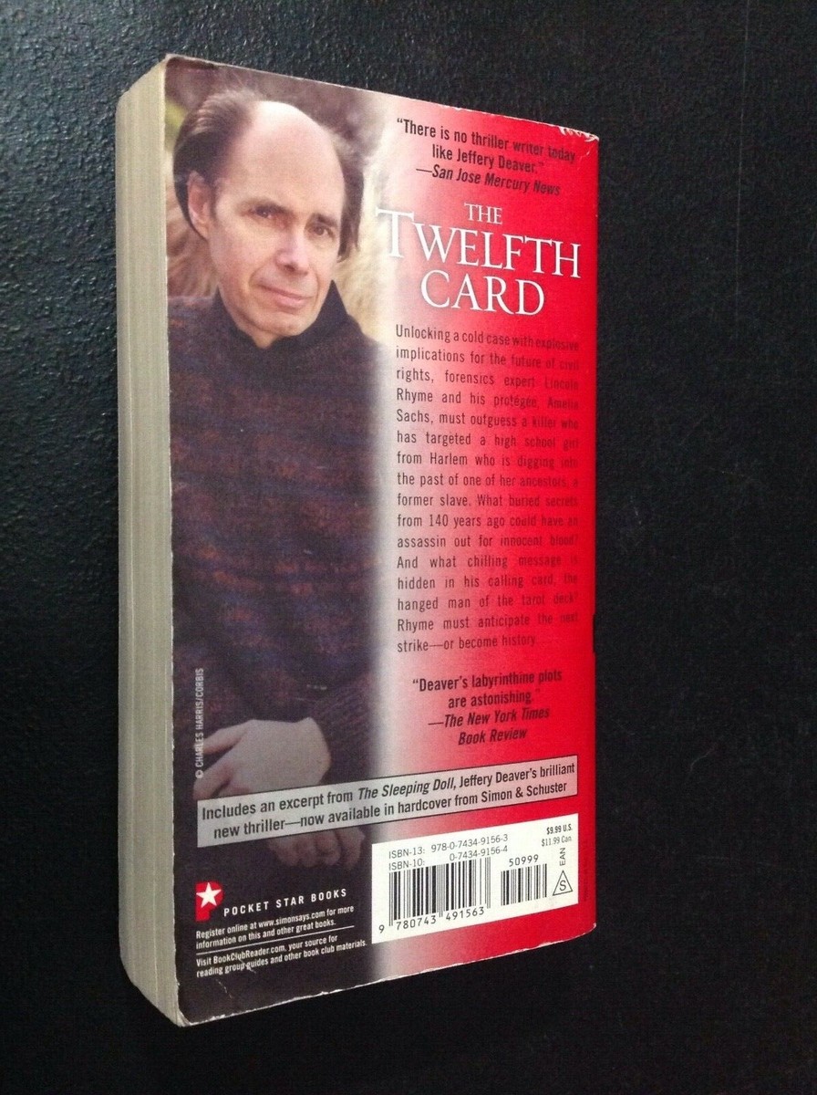The Twelfth Card by Jeffery Deaver 2005 Paperback (Pocket