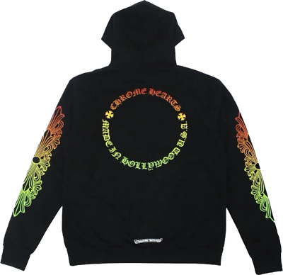 CHROME HEARTS CIRCLE GRADIENT ZIP HOODIE - AUTHENTIC -NEW CHROME HEARTS CIRCLE GRADIENT ZIP HOODIE - AUTHENTIC -NEW
