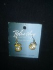 LADIES EARRINGS PEARLS IN SEASHELLS DESIGN GOLDTONE FOR PIERCED EARS — photo 5