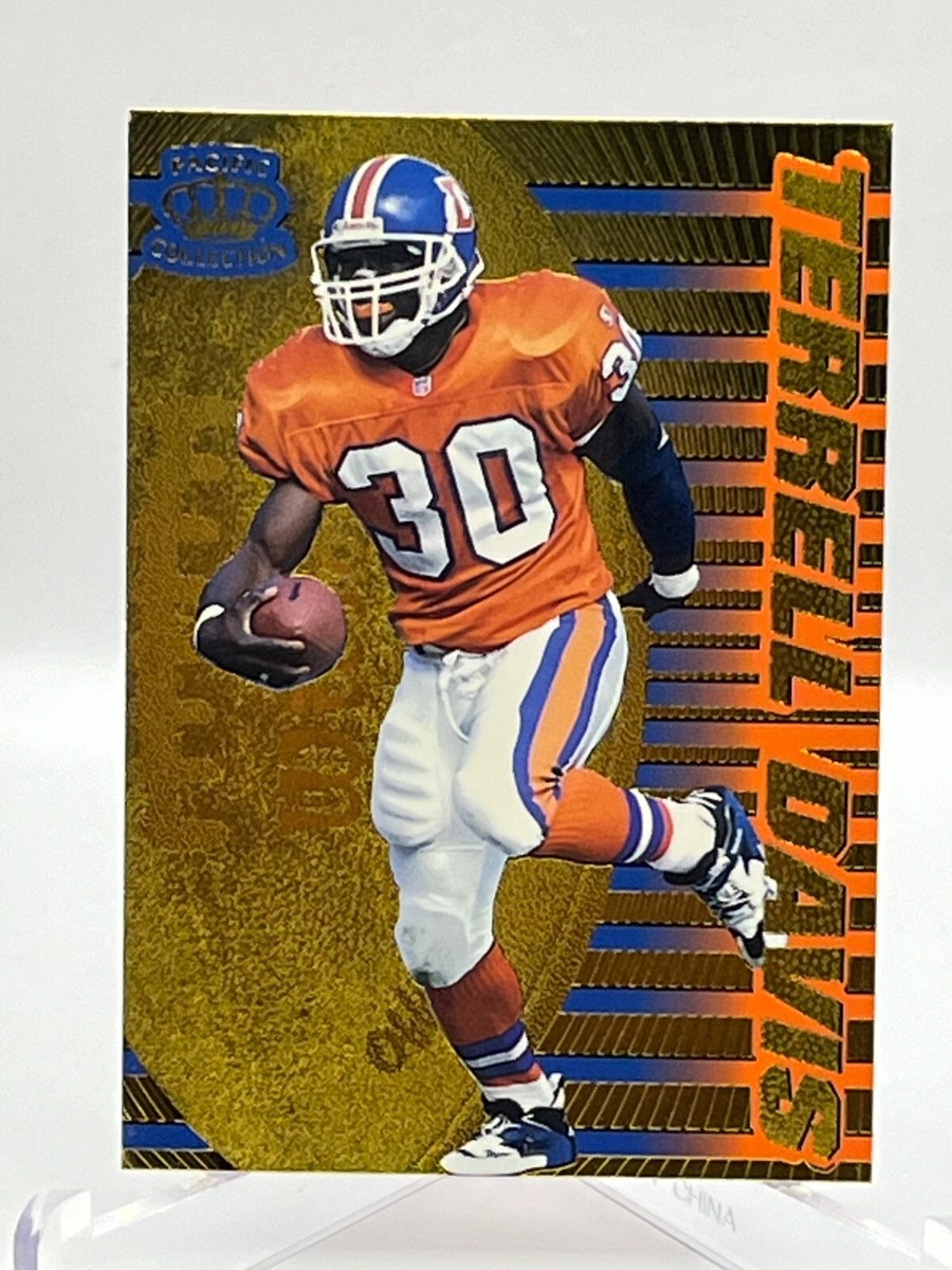1996 Pacific Crown Collection Football Card #P-42 Terrell Davis