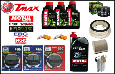 Kit Tagliando Completo Yamaha T-Max 500 2008-2011 - Filtri, Candele E Olio Bardahl - Foto 4