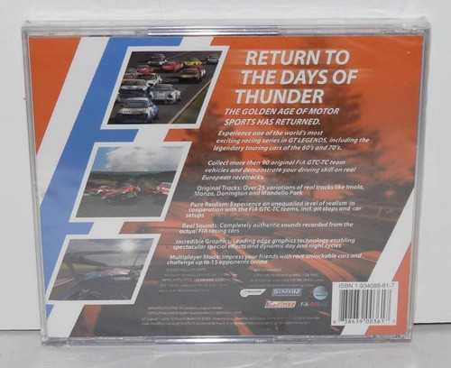 GT Legends PC DVD-ROM 2005 Game NEW SEALED FREE SHIPPING !!! - Picture 2 of 2
