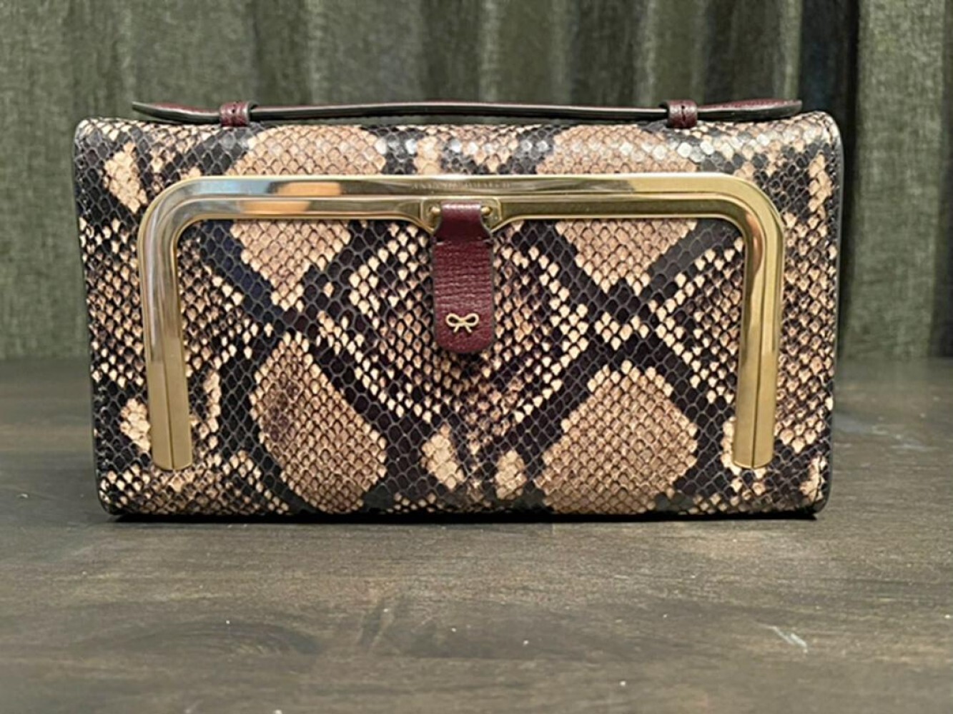 ANYA HINDMARCH  BPostboxag Cowhide Python print 4… - image 8